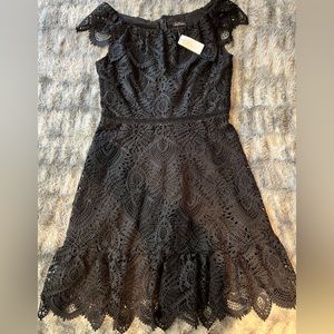 Black lace Short Dress - Tory Burton. Hugo Nicholson Original.